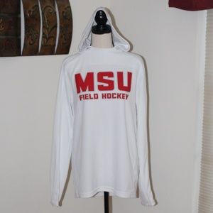 Adidas, MSU Field Hockey long sleeve hooded shirt ....